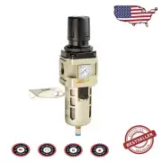 Durable 3/4-Inch Filter Regulator - Adjustable Pressure & Contaminant Protection