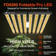 FD6500 Spider Grow Light Full Spectrum Foldable Commercial Bar w/Samsung281B LED