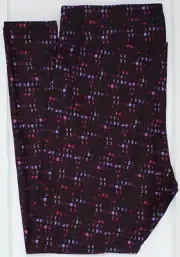 TC LuLaRoe Tall & Curvy Leggings Purple Blue Pink Fish scale Confetti Q10 New