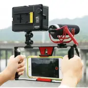Video Camera Cage Stabilizer Film Making Rig for 4~7" Smartphone iPhone Samsung
