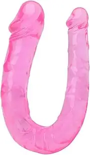 Lifelike Dildo Double Dong Big for Women G-spot Stimulation Realistic Dildo Double Side 2 Head Dildo Adult Sex Toy for Vaginal Play Anus Stimulator