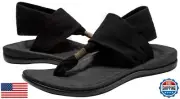 LLSOARSS Women's Plantar Fasciitis Feet Yoga Sling Sandal Arch Supports Ortho
