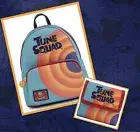 Loungefly Space Jam Tune Squad Bugs Mini Backpack & Wallet Set; NWT