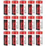 15pcs CR123A Battery 3.0V 1500mAh Non-rechargeable Li-ion Battery