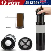 12oz/350ml French Press Travel Mug Portable Coffee Maker Drink Water Cup Bottle