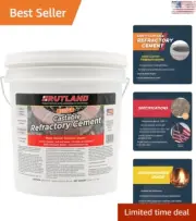 Versatile Multipurpose 25 lbs Castable Refractory Cement - 2200F - Durable
