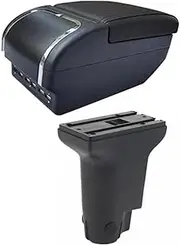 Car Console Double Storage Box Car Armrest Box Compartment Double Layer Storage Box Dedicated Retrofit Interior Accessories for Fiat for Cronos(Type C)