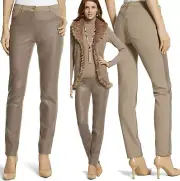 Chico's Snakeskin Foiled Piece Front Ponte Slim Pants Jeans Size 2 L/12 NWT