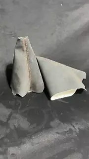 Chevrolet Corvette C6 2005-13 Shift And E-brake Boot Anthracite Alcantara