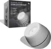SHARPER IMAGE Sound Soother White Noise Machine, Night Light with 3 Glow Modes