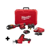 M18 18-Volt Lithium-Ion Cordless Short Throw PEX Press Tool Kit with 3 in. Viega