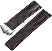 [NFGEGPKPHA] Black Watchband Fit For Tag Heuer Aquaracer 300 Fit For CARRERA F1 Watch Strap Bracelet Men 19mm 20mm 22mm