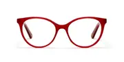 L.G.R Cleopatra 80 Men's Glasses Red Size 52 - Private Health Rebate - Blue Light Block Available