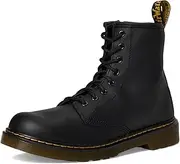[Dr. Martens] Kids 1460 J Junior Boot Softy T Leather, Black, UK
