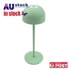 LED Mushroom Table Lamp 3 Color Dimmable Rechargeable Cordless Nightlight(Green)