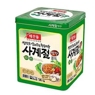 韓國第一醬料品牌韓國CJ蔬菜醬/包菜醬/豆瓣辣椒醬14KG/桶~餐廳專用大桶包菜醬~餐廳必備