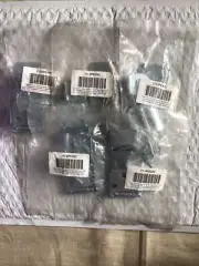 Lot Of 5 - Fixed Staple Hasp,Zinc,3 1/2" L # 4PE39