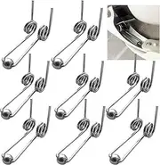 8Pcs Curling Iron Double Torsion Spring Wire, Diameter 1.2mm Perm Rods Stainless Steel Hair Curling Replacement Accessories (Total Length: 26MM)