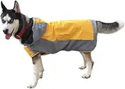 BESPORTBLE Pet Rain Jacket Dog Rain Hoodie Lightweight Raincoat Dog Rain Coat Dog Raincoats Pet Raincoat Comfortable Raincoat Light Weight Rain Jacket Pet Apparel Pet Hoodie Yellow