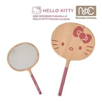 在飛比找誠品線上優惠-Sanrio木製手拿鏡/ 222/ Hello Kitty