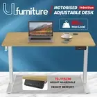140cm Adjustable Height Standing Desk Electric Motorized Computer Table Office