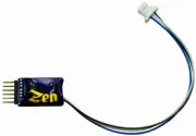 DCC Concepts ~ Zen Blue+ Motor Decoder ~ 6-Pin Direct ~ 2 Function ~ DCD-ZN6D.2