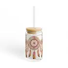 BoHo Dreamcatcher Sipper Glass, 16oz