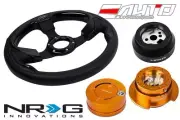 NRG 320 Pilota Leather BK IN Steering Wheel 170H Hub Gen2.5 RG Release Lock RG a