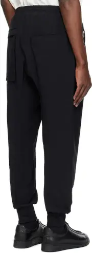 Thom Krom Drawstring Elastic Waist Pants S,XL,XS,L,M black