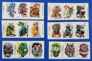 1979 Vintage Topps Monstickers Monster 18 Puffy Sticker Bundle Assorted e