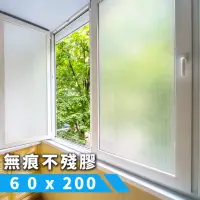 在飛比找momo購物網優惠-長虹霧面玻璃靜電貼膜60x200cm