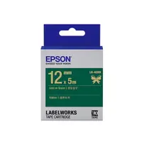 在飛比找樂天市場購物網優惠-EPSON 緞帶系列 LK-4GKK 綠底金字 12mm 標