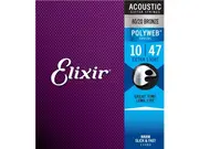 Elixir #11000 Acoustic Polyweb Guitar Strings 80/20 Bronze 10-47 Extra Light