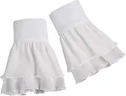 [VALICLUD] Fashionable Shirt Fake Sleeves Cuffs Chiffon Decorative Cuffs for Women