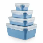 EMSA Clip & Close COLOR EDITION food storage jars 4-pcs. storage jar Aqua Blue