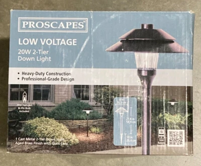 Proscapes 0101 LED 20 Watt 2-Tier Downlight NEW in Box