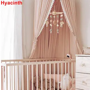 1件嬰兒搖鈴搖鈴手機玩具架旋轉移動床鈴音樂盒投影0-12個月新生兒嬰兒玩具禮物 Hyacinth