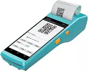 JSEIAJB 5.5 Inch Android Pos Handheld Terminal PDA with Built-in Mobile Label Receipt Printer Suitable for Commercial