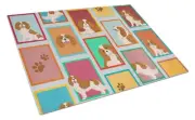 NEW Lots of Blenheim Cavalier Spaniel Glass Cutting Board Decorative Tempered