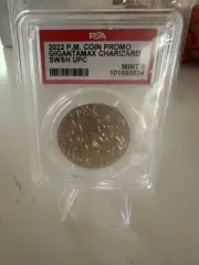 PSA 9 MINT Gigantamax CHARIZARD Sword And Shield Promo UPC Metal Coin Pokemon