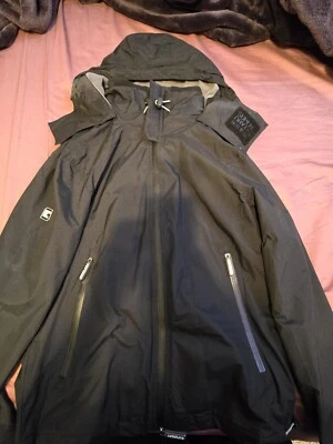 Superdry Mens Arctic Hooded Cliff Jacket size XL - Black
