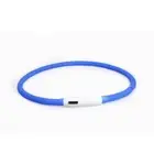 Rechargeable Night LED Dog Collar USB Glow Flashing Light Up Pet Collars Safety-
