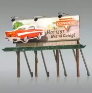 Woodland Scenics JP5793 HO Scale Conoco The Hottest Brand Going Billboard