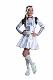 Star Wars Storm Trooper Tween Costume Dress, Small