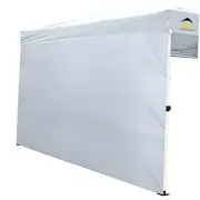 SunWall Silver Coated for Pop up Canopy Tent, 1 Pack Sidewall Only 10x10 White