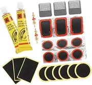 1 Set Bicycle Tire Repair Tool Bike Tire Kit Tire Patch Kit Heavy Duty Bike Tire Tool Bicycle Tube Repair Kit Bike Tire Lever Tool Tire Patch Kit Bike Tire Patch Glue Bicycle Tool