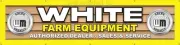 WHITE FARM EQUIPMENT DEALER LETTER SIGN REMAKE LARGE BANNER MURAL 24" x 96"