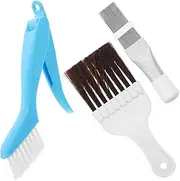 Gatuida Condenser Brush Set 3pcs Comb Cleaner for Air Conditioner Refrigerator Dryer Vent