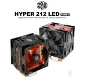 Cooler Master Hyper 212 LED Turbo RED CPU Air Cooler 120mm PWM Fan 4-Copper Pipe