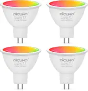 GU5.3 Smart Bulb, MR16 Smart Wifi LED Light, 12V, 5W 400LM, Compatible with Alex